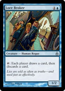 [057]【EN】【FOIL】知識の仲買人/Lore Broker【RAV】[U][青]