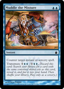[060]【EN】【FOIL】交錯の混乱/Muddle the Mixture【RAV】[C][青]