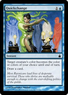 [062]【EN】【FOIL】早変わり/Quickchange【RAV】[C][青]