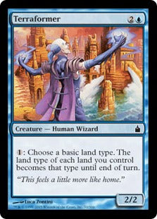 [070]【EN】【FOIL】土を形作る者/Terraformer【RAV】[C][青]