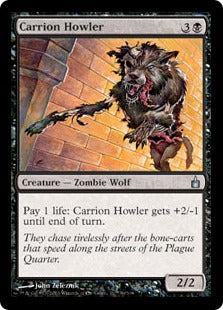 [079]【EN】屍肉吠え/Carrion Howler【RAV】[U][黒]
