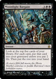 [095]【EN】【FOIL】月光の取り引き/Moonlight Bargain【RAV】[R][黒]