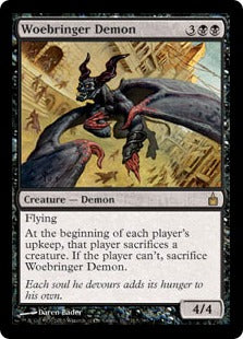 [113]【EN】悲哀をもたらす悪魔/Woebringer Demon【RAV】[R][黒]