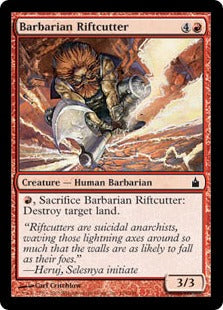 [114]【EN】蛮族の裂け目切り/Barbarian Riftcutter【RAV】[C][赤]