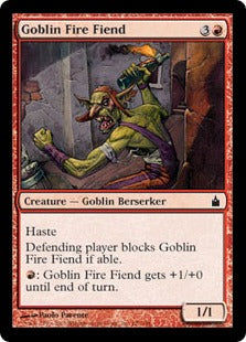 [127]【EN】【FOIL】ゴブリンの火の悪鬼/Goblin Fire Fiend【RAV】[C][赤]