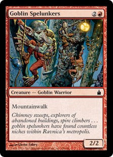 [128]【EN】ゴブリンの洞窟探検家/Goblin Spelunkers【RAV】[C][赤]