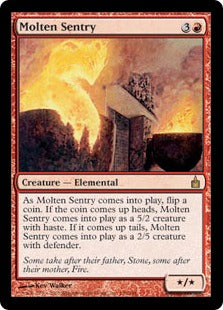 [136]【EN】溶鉄の歩哨/Molten Sentry【RAV】[R][赤]