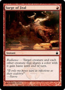 [146]【EN】【FOIL】盲信のうねり/Surge of Zeal【RAV】[C][赤]