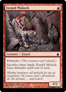 [147]【EN】【FOIL】無気力なモロク/Torpid Moloch【RAV】[C][赤]