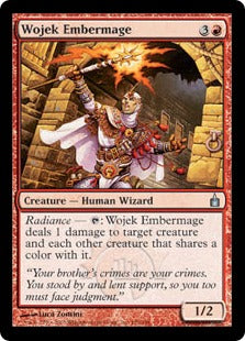 [152]【EN】【FOIL】ウォジェクの燃えさし魔道士/Wojek Embermage【RAV】[U][赤]