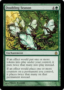 [158]【EN】【FOIL】倍増の季節/Doubling Season【RAV】[R][緑]