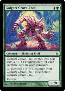[167]【EN】【FOIL】ゴルガリの墓トロール/Golgari Grave-Troll【RAV】[R][緑]