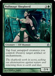 [174]【EN】【FOIL】虚無魔道士の番人/Nullmage Shepherd【RAV】[U][緑]