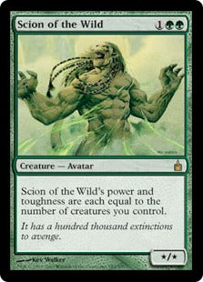 [182]【EN】【FOIL】野生の末裔/Scion of the Wild【RAV】[R][緑]