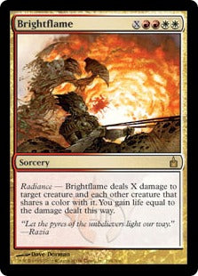 [196]【EN】【FOIL】光り輝く炎/Brightflame【RAV】[R][多色]