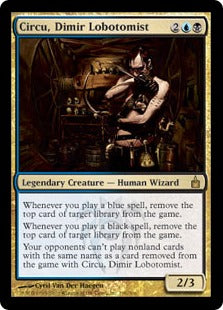[199]【EN】【FOIL】ディミーアの脳外科医、シアクー/Circu, Dimir Lobotomist【RAV】[R][多色]