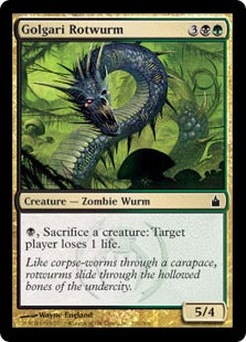 [217]【EN】【FOIL】ゴルガリの腐れワーム/Golgari Rotwurm【RAV】[C][多色]