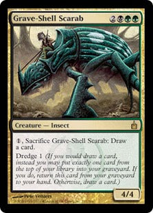 [218]【EN】【FOIL】墓掘り甲のスカラベ/Grave-Shell Scarab【RAV】[R][多色]