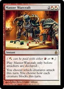 [223]【EN】【FOIL】手練れの戦術/Master Warcraft【RAV】[R][多色]