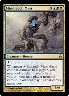 [224]【EN】【FOIL】精神ヒルの塊/Mindleech Mass【RAV】[R][多色]