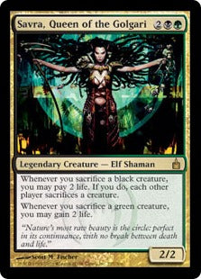 [235]【EN】【FOIL】ゴルガリの女王、サヴラ/Savra, Queen of the Golgari【RAV】[R][多色]