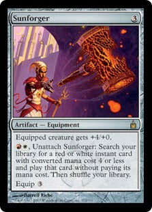 [272]【EN】【FOIL】太陽打ちの槌/Sunforger【RAV】[R][茶]