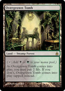 [279]【EN】【FOIL】草むした墓/Overgrown Tomb【RAV】[R][土地]