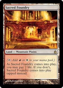 [280]【EN】【FOIL】聖なる鋳造所/Sacred Foundry【RAV】[R][土地]
