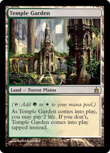 [284]【EN】【FOIL】寺院の庭/Temple Garden【RAV】[R][土地]
