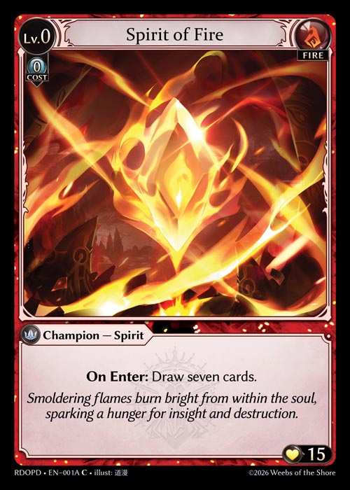 [001A]【EN】Spirit of Fire【RDOPD】[C][Fire]