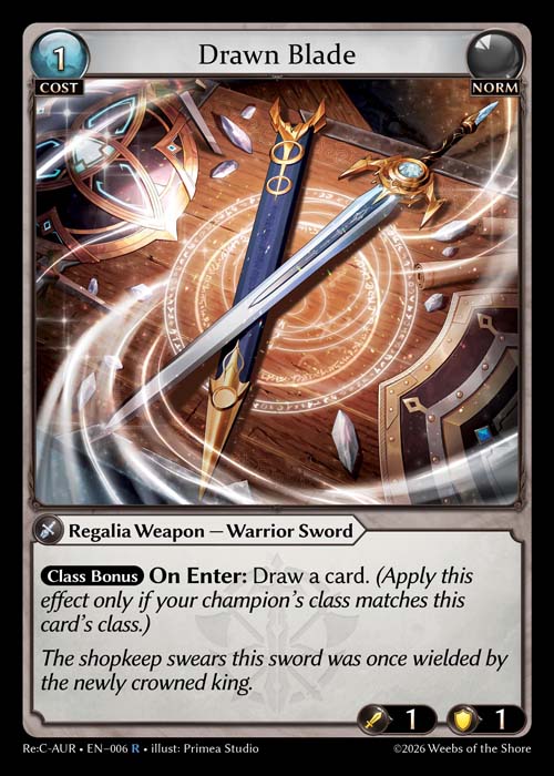 [006]【EN】Drawn Blade【ReCAUR】[R][Norm]