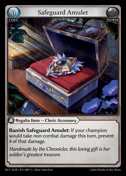 [009]【EN】Safeguard Amulet【ReCAUR】[U][Norm]