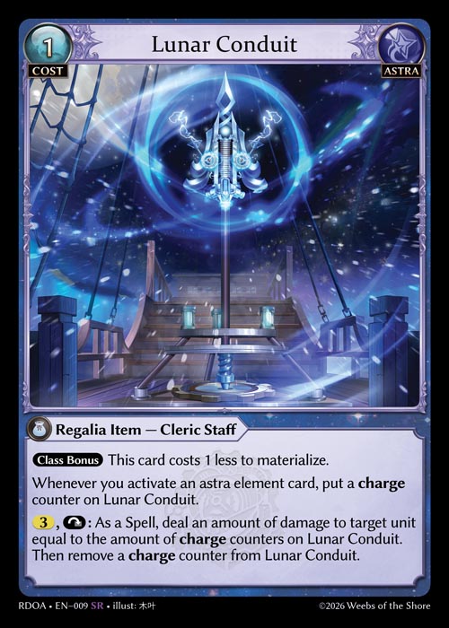 [009]【EN】【FOIL】Lunar Conduit【RDOA】[SR][Astra]