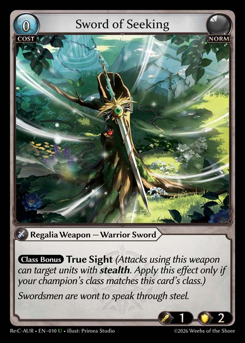 [010]【EN】Sword of Seeking【ReCAUR】[U][Norm]