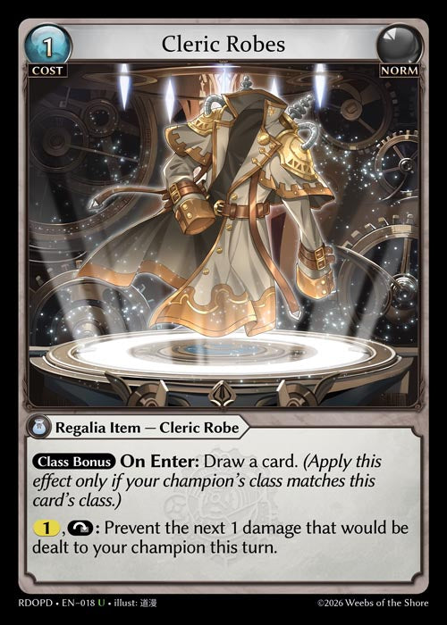 [018]【EN】Cleric Robes【RDOPD】[U][Norm]