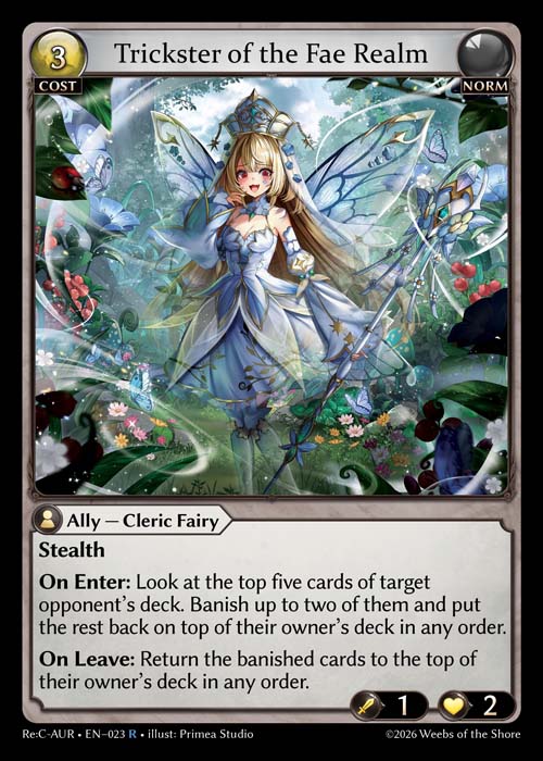 [023]【EN】Trickster of the Fae Realm【ReCAUR】[R][Norm]
