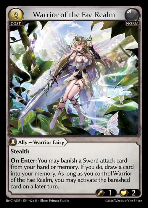[024]【EN】Warrior of the Fae Realm【ReCAUR】[R][Norm]