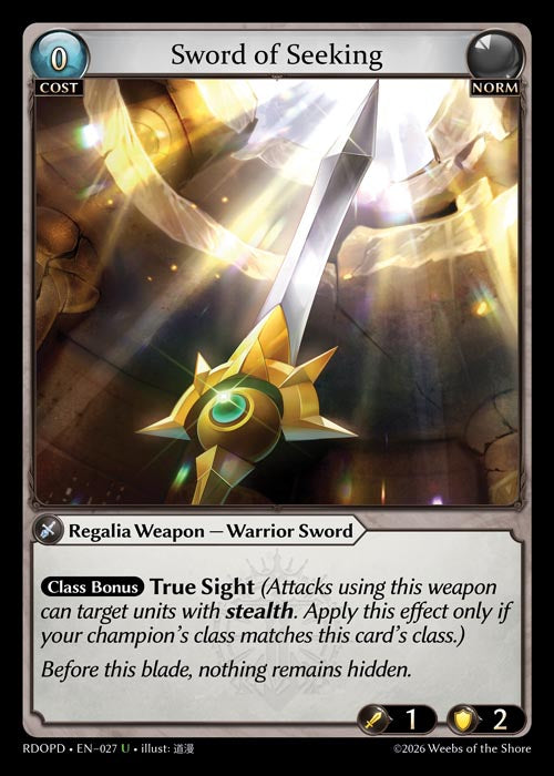 [027]【EN】Sword of Seeking【RDOPD】[U][Norm]