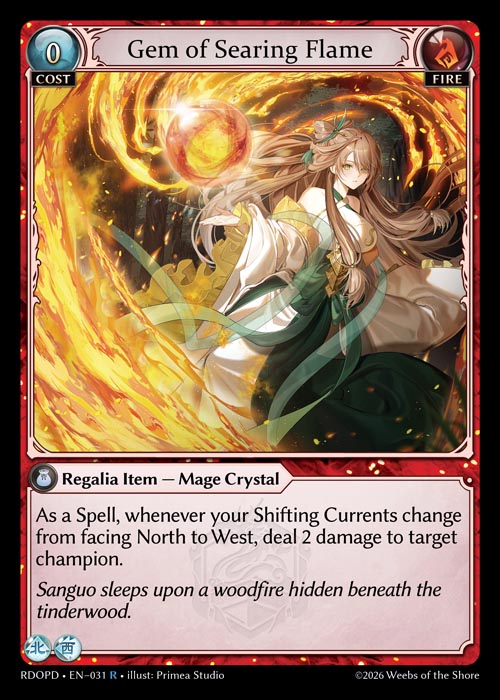 [031]【EN】Gem of Searing Flame【RDOPD】[R][Fire]