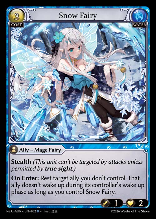 [032]【EN】Snow Fairy【ReCAUR】[R][Water]