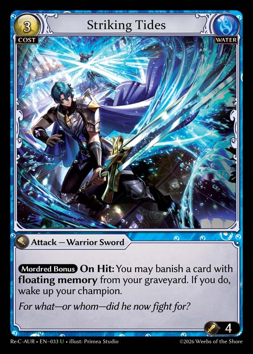 [033]【EN】Striking Tides【ReCAUR】[U][Water]