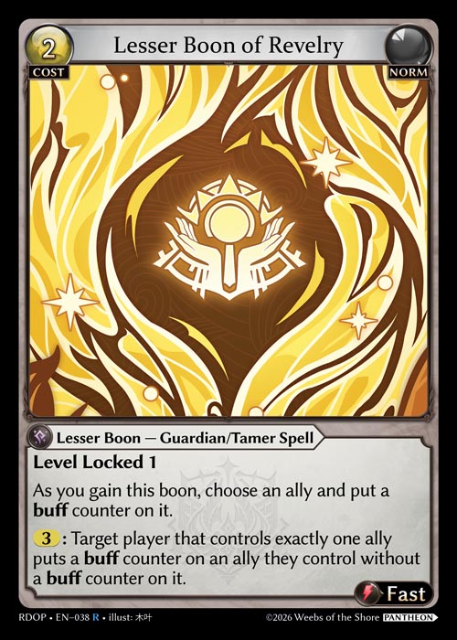 [038]【EN】Lesser Boon of Revelry【RDOP】[R][Norm]
