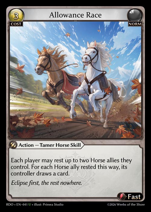 [041]【EN】Allowance Race【RDO】[U][Norm]