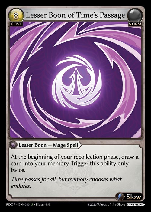 [043]【EN】Lesser Boon of Time's Passage【RDOP】[U][Norm]