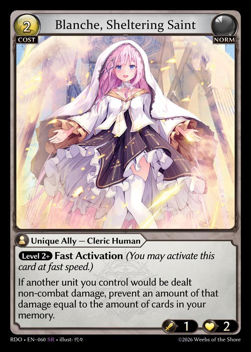 [060]【EN】Blanche, Sheltering Saint【RDO】[SR][Norm]