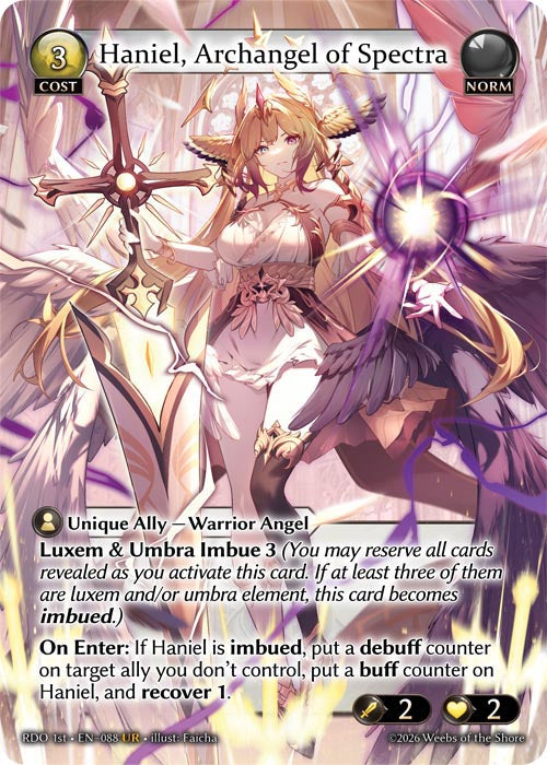 [088]【EN】Haniel, Archangel of Spectra【RDO1st】[UR][Norm]