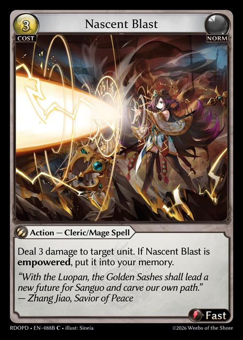 [088B]【EN】Nascent Blast【RDOPD】[C][Norm]