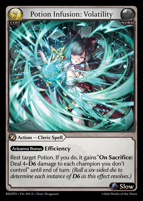 [094]【EN】Potion Infusion: Volatility【RDOPD】[R][Norm]