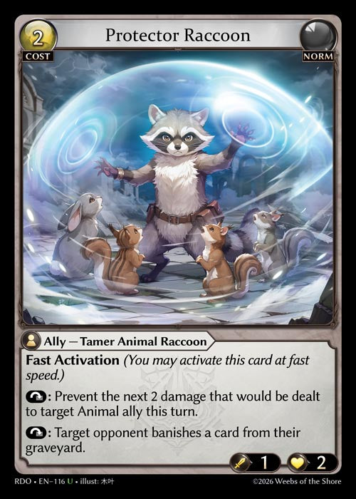 [116]【EN】Protector Raccoon【RDO】[U][Norm]