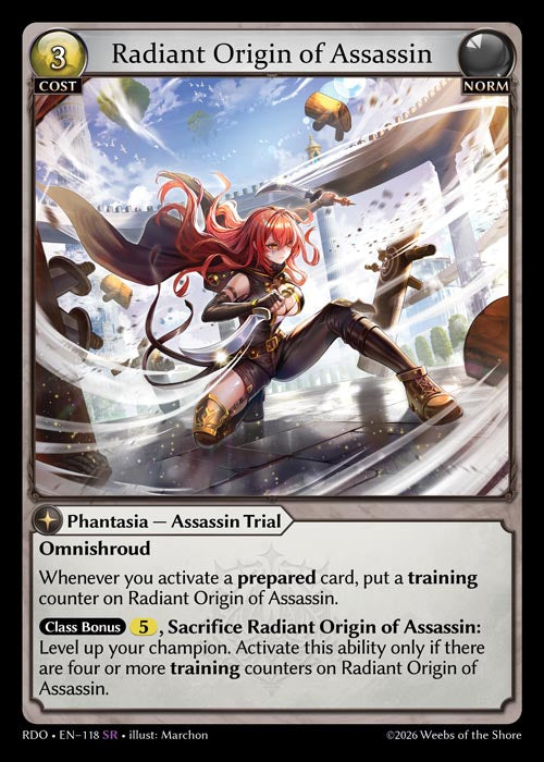[118]【EN】Radiant Origin of Assassin【RDO】[SR][Norm]